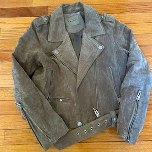 BLANKNYC Suede Moto Jacket size S